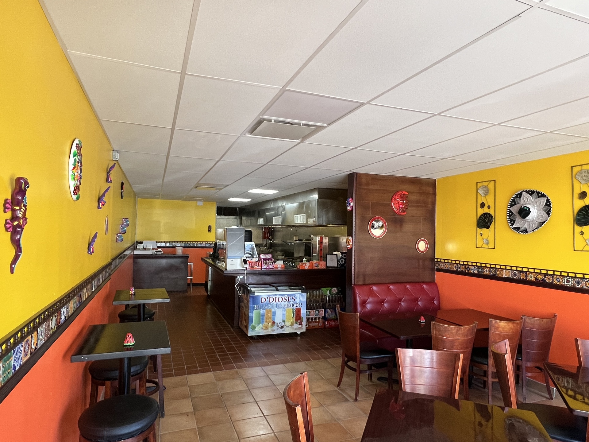 Inside the New City dining room